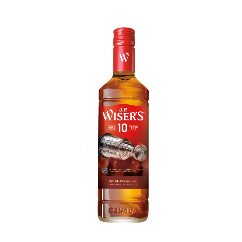 WISERS 10YR NHL EDITION CANADIAN WHISKY 750ML @ Red Deer [1056569] 750 ml