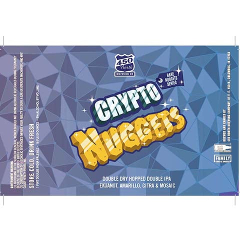 450 North Crypto Nuggets DIPA 16OZ SINGLE CAN