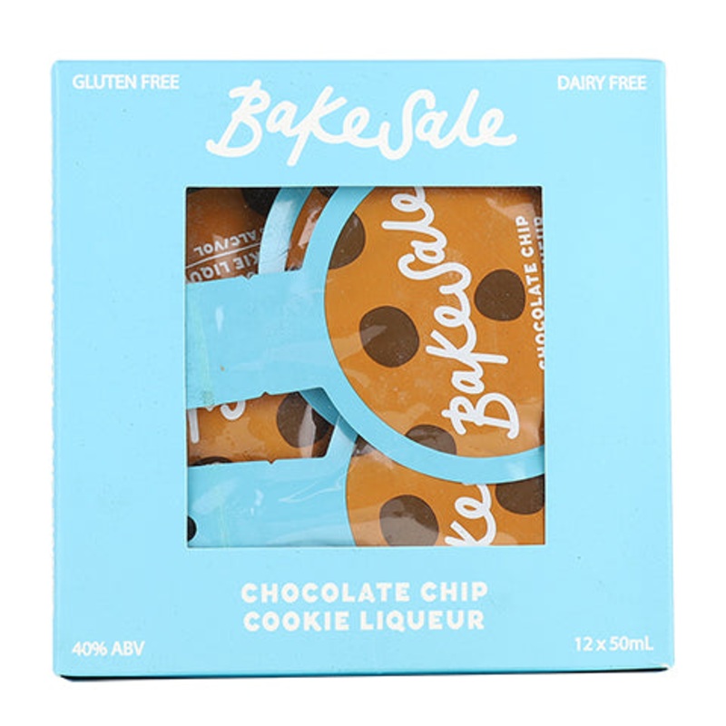 BakeSale Chocolate Chip Cookie Liqueur 12PK 50ML POUCH
