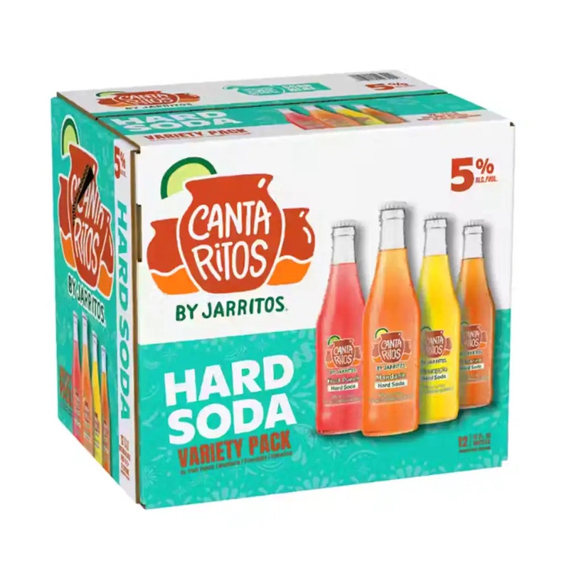 Cantaritos Hard Soda Variety Pack (12 Bottles)