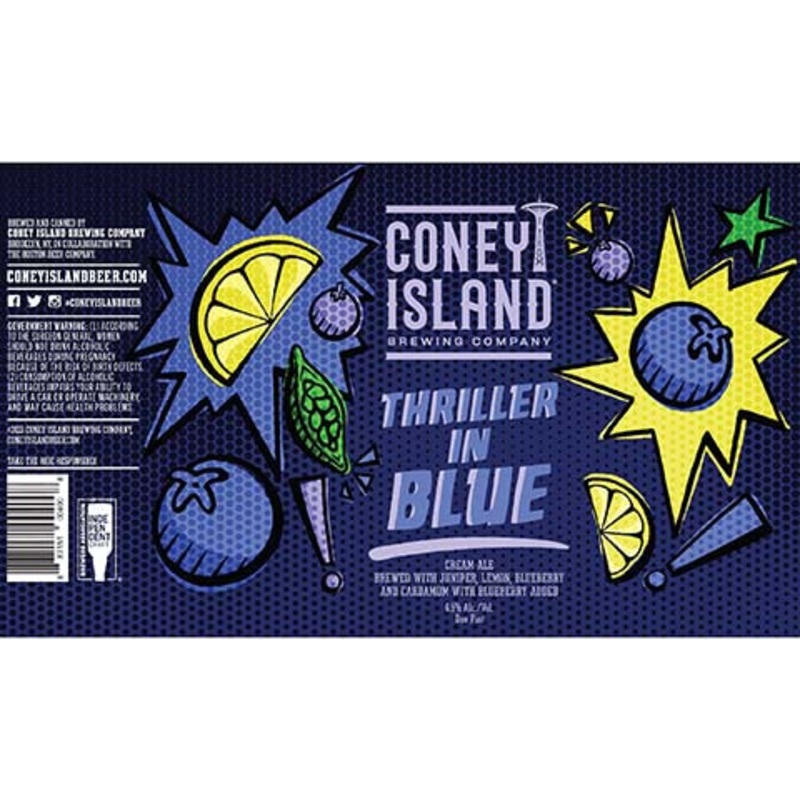 Coney Island Thriller In Blue Cream Ale 16OZ SINGLE CAN