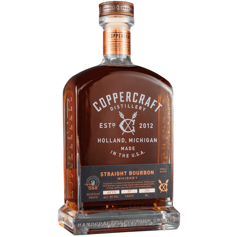 Coppercraft Whiskey Bourbon Straight 750ML 750ml Bottle