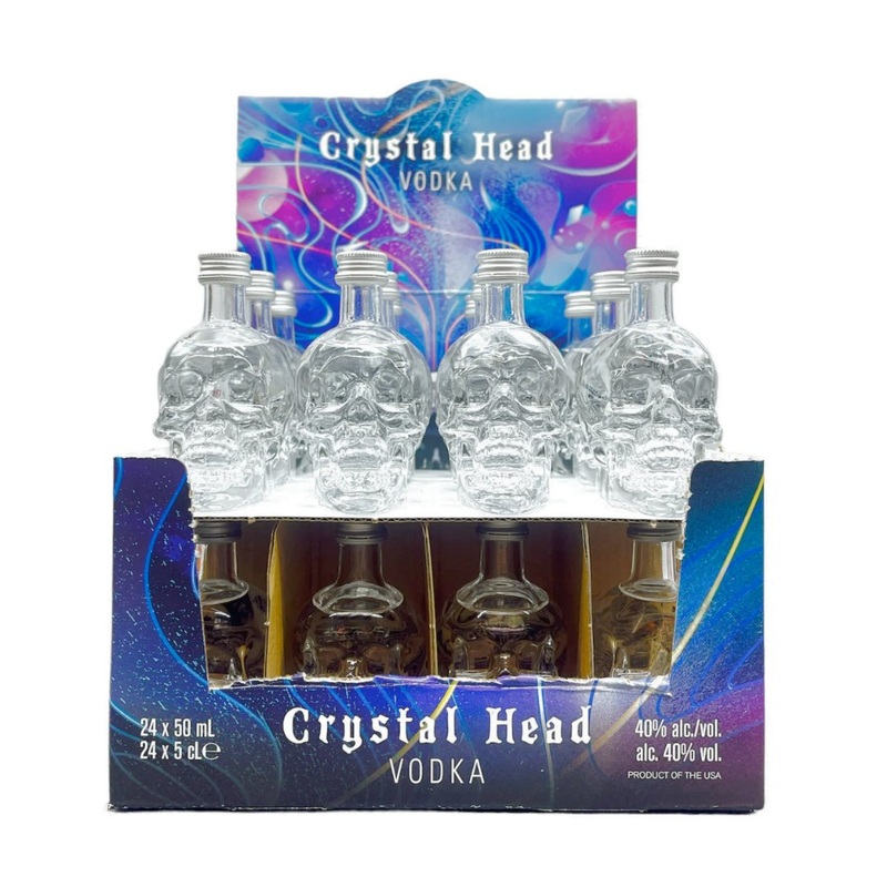 Crystal Head Vodka Mini Shots (50ml x 24 bottles)