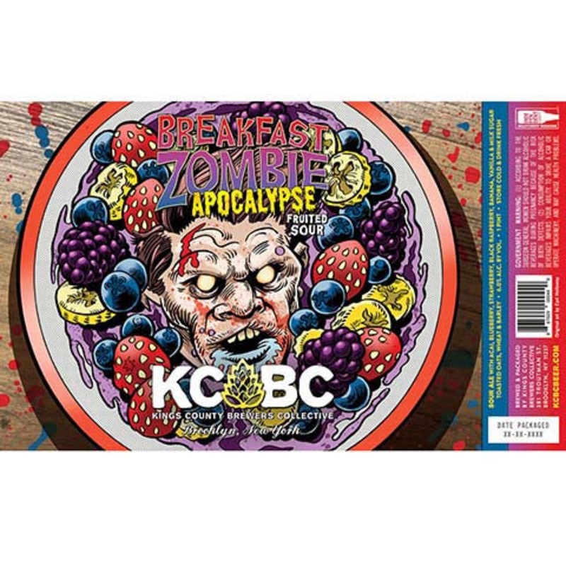 Kings County Brewers Collective Breakfast Zombie Apolcalypse Fruited Sour 16OZ SINGLE CAN