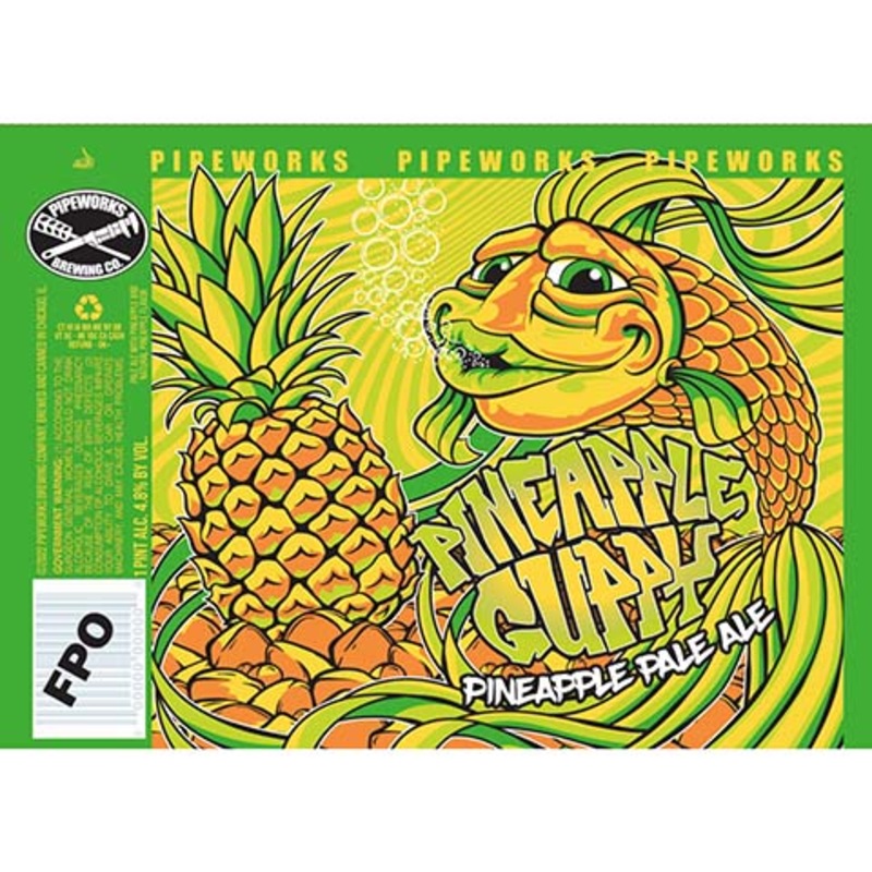 Pipeworks Pineapple Guppy Pale Ale 16OZ SINGLE CAN