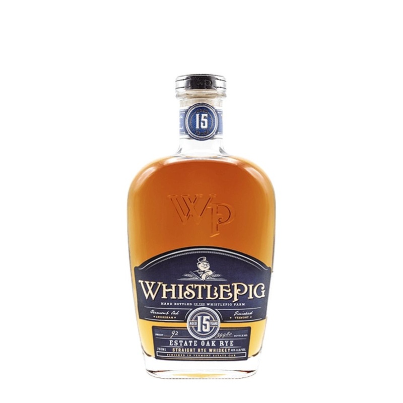 Whistlepig Estate Oak Rye Whiskey 15Yr 750mL