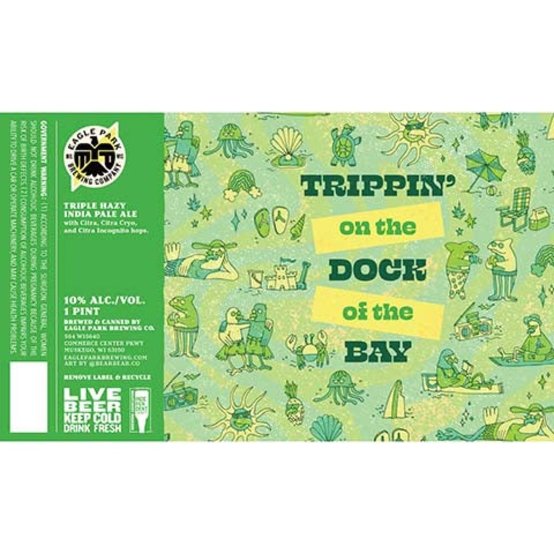 Eagle Park Trippin’ on the Dock of the Bay Triple Hazy IPA 16OZ SINGLE CAN