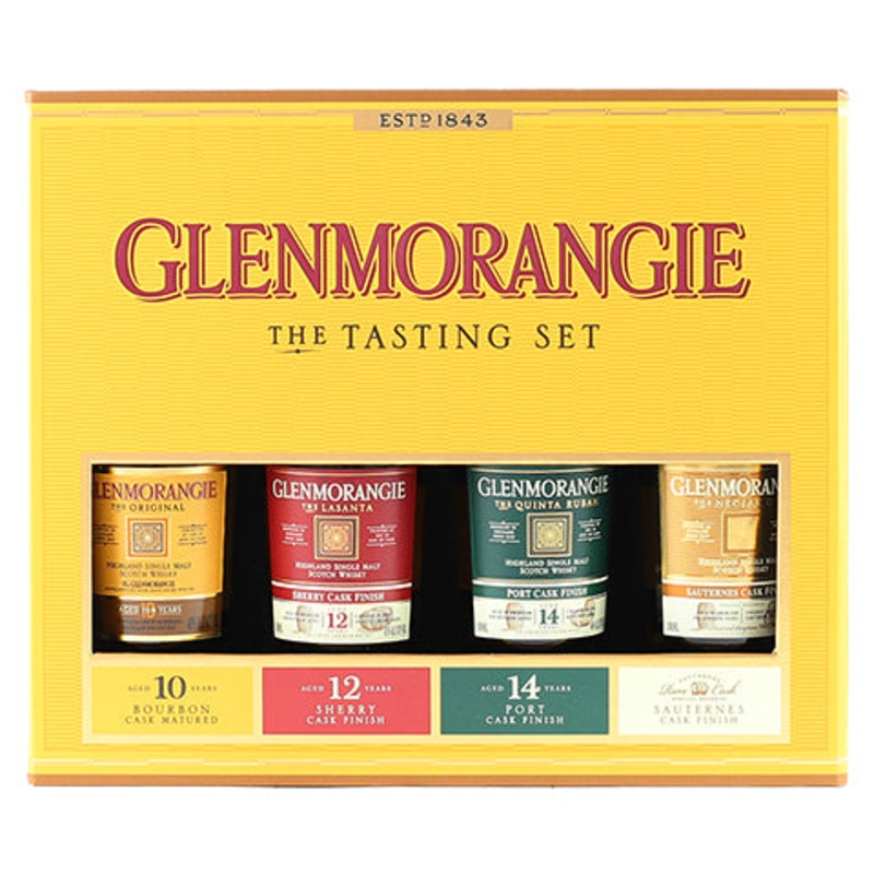 Glenmorangie Highland Single Malt Scotch Whisky The Tasting Set 4 x 100ML BTL