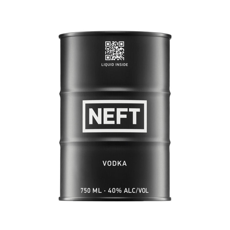 Neft Vodka 80 Black Barrel Packaging 750ML 750ML