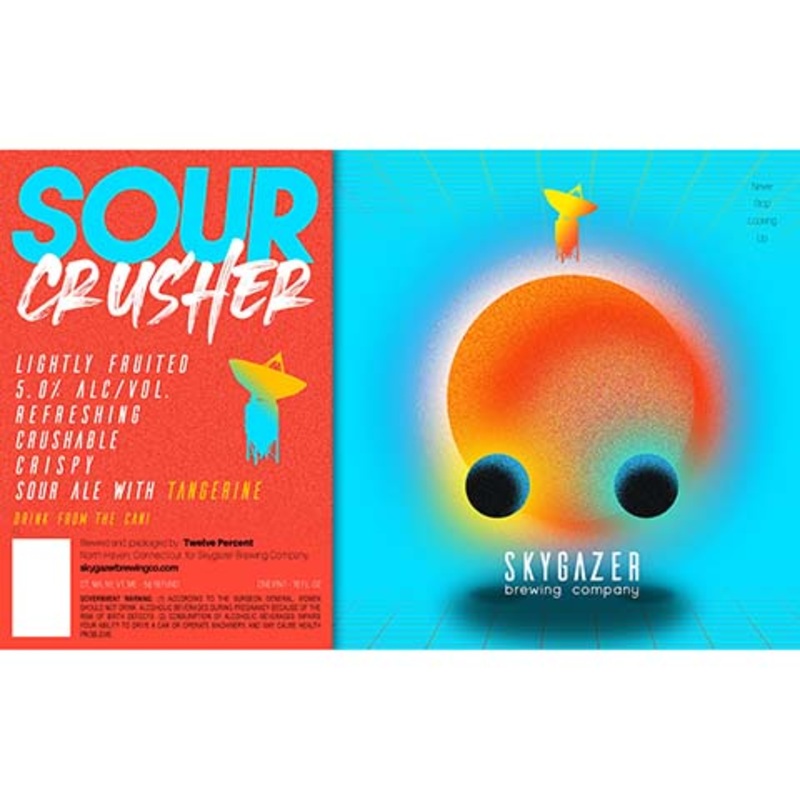 Skygazer Sour Crusher Tangerine Ale 16OZ SINGLE CAN