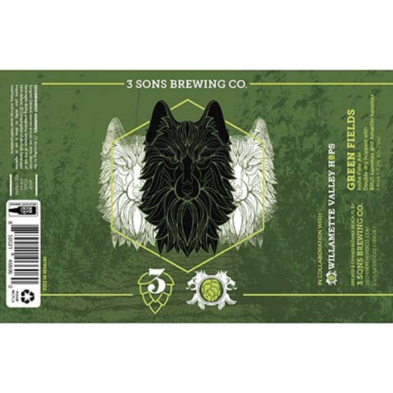 3 Sons Green Fields IPA 16OZ SINGLE CAN
