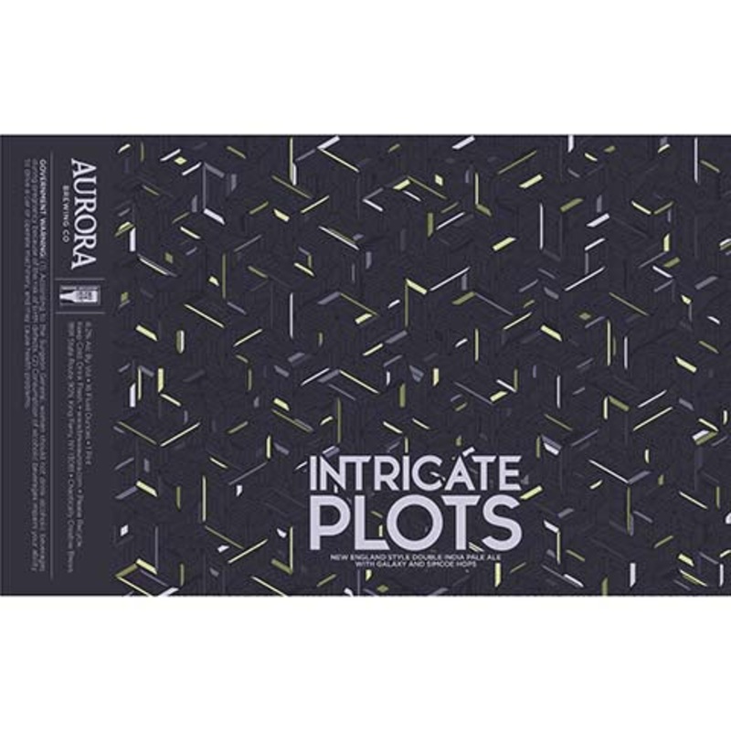 Aurora Intricate Plots New England DIPA 16OZ SINGLE CAN