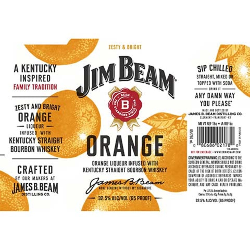 Jim Beam Orange Liqueur 750ML BTL