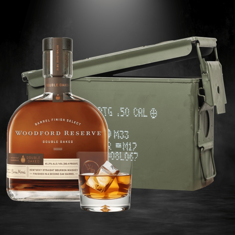 Woodford Reserve Double Oaked Ammo Can Gift Set
