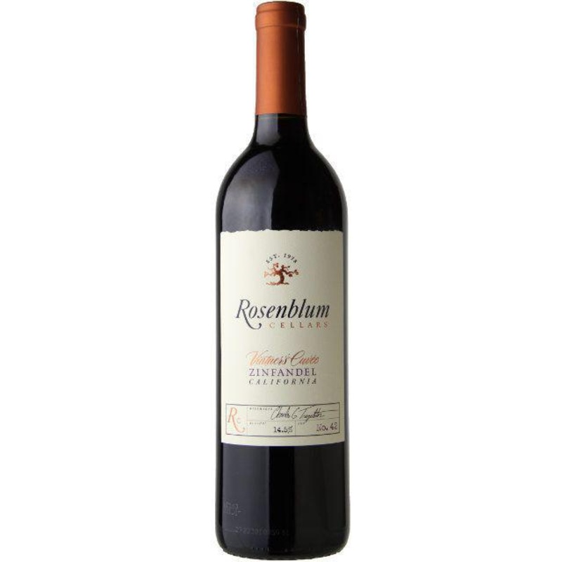 Zinfandel Rosenblum Cellars Vitner’s Curve