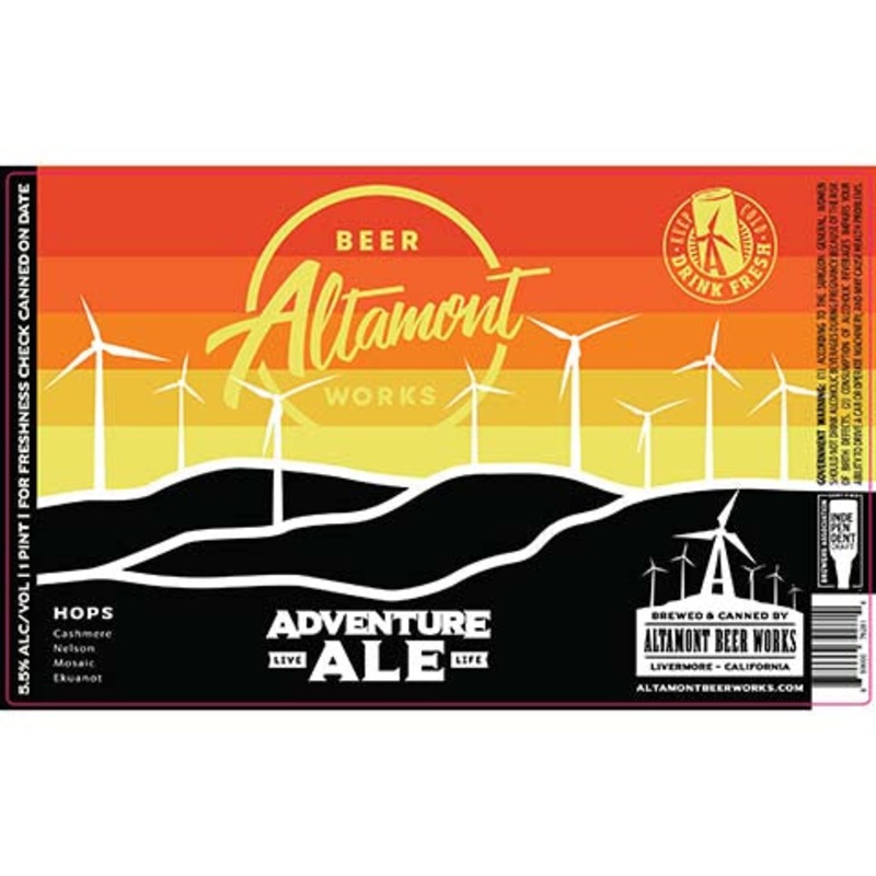 Altamont Adventure Ale 16OZ SINGLE CAN