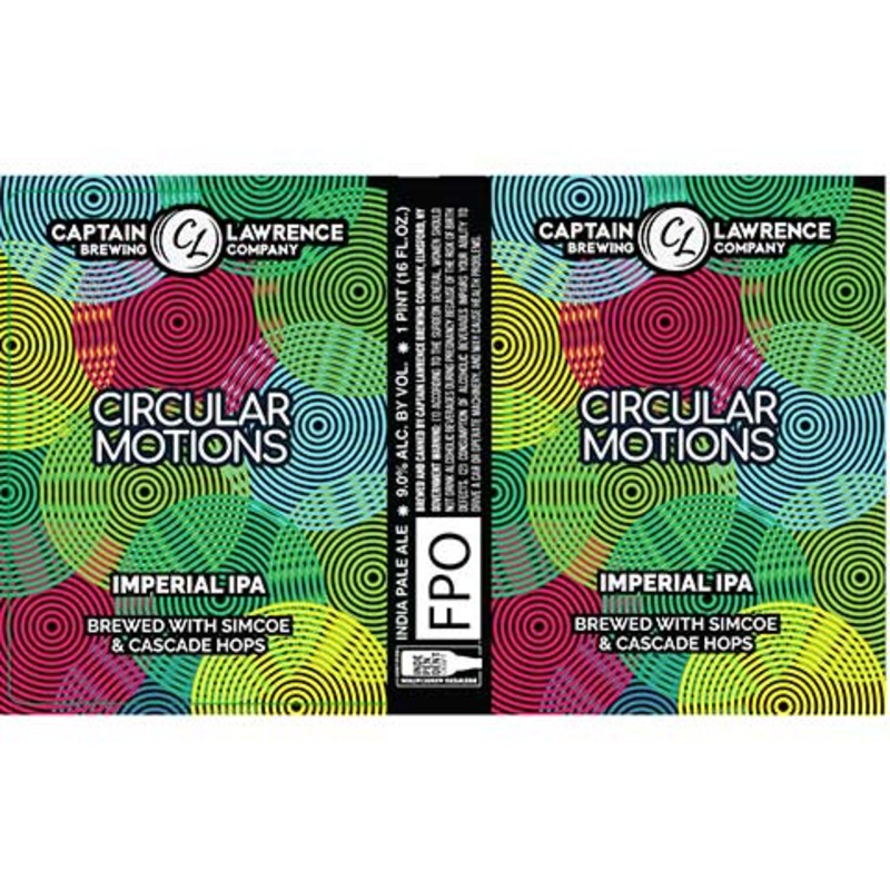Captain Lawrence Circular Motions Imperial IPA 16OZ SINGLE CAN