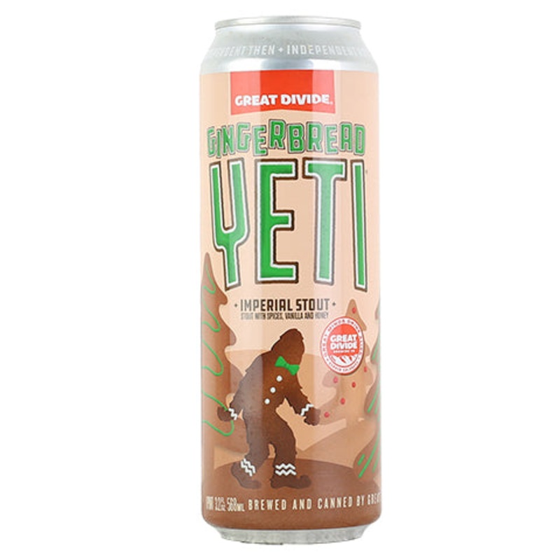 Great Divide Gingerbread Yeti Imperial Stout 19.2OZ SINGLE CAN