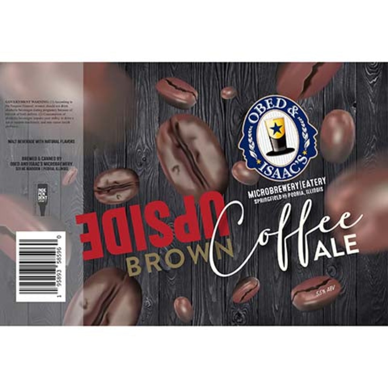 Obed & Isaac’s Upside Brown Coffee Ale 16OZ SINGLE CAN