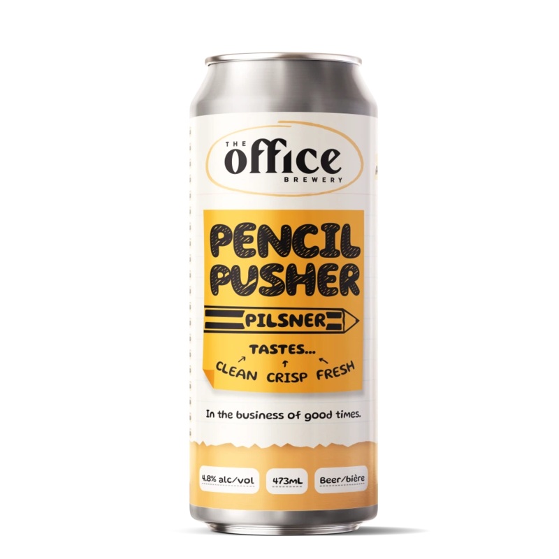 THE OFFICE PENCIL PUSHER PILSNER 473ML CAN @ Kelowna [1055642] 473 ml
