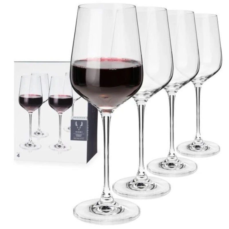 VISKI RESERVE EUROPEAN CRYSTAL WINE GLASSES BORDEAUX @ Lethbridge [1047866] ml