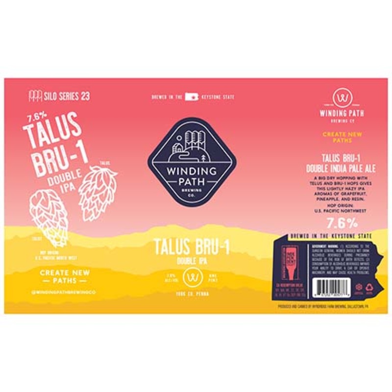 Winding Path Talus Bru-1 DIPA 16OZ SINGLE CAN