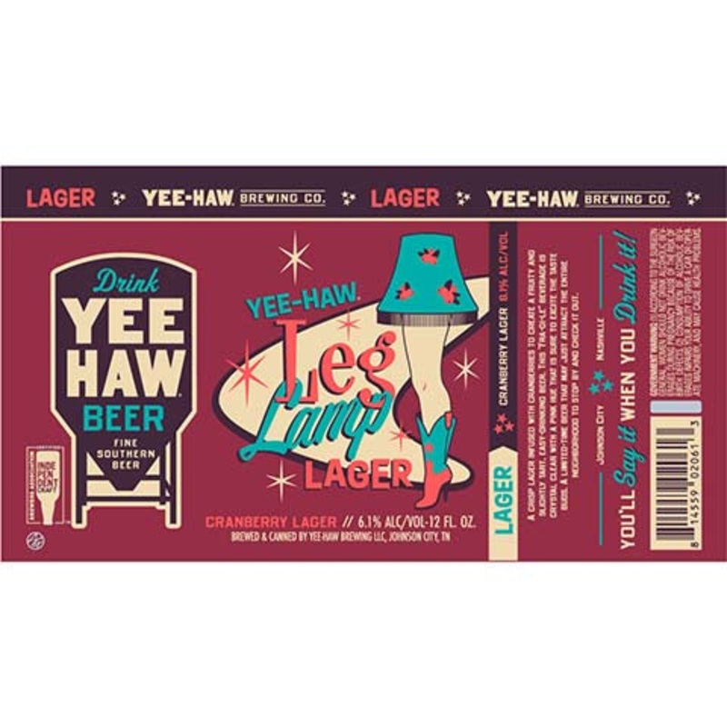 Yee-Haw Leg Lamp Lager 12OZ SINGLE CAN