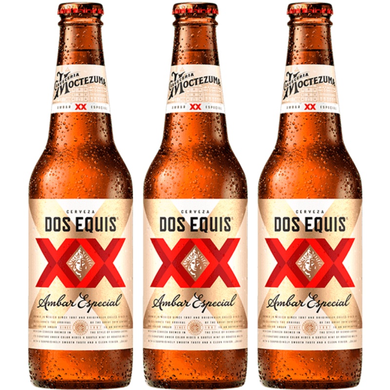 Dos Equis Ambar Beer 355ml x 3