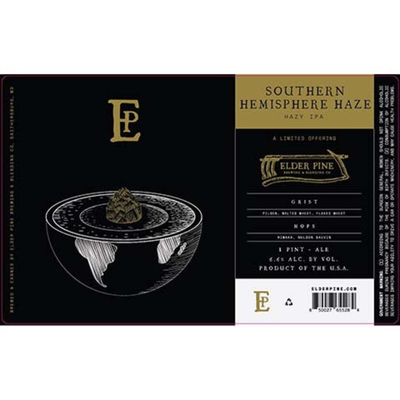 Elder Pine Southern Hemisphere Haze Hazy IPA 16OZ SINGLE CAN