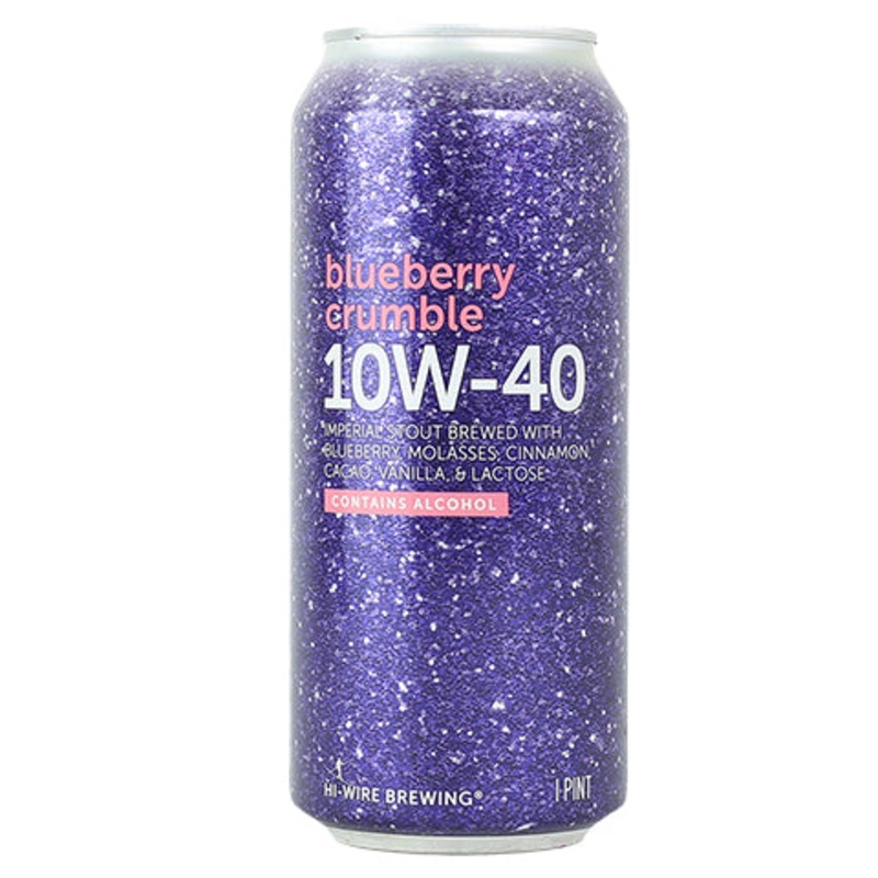 Hi-Wire Blueberry Crumble 10W-40 Imperial Stout 16OZ SINGLE CAN
