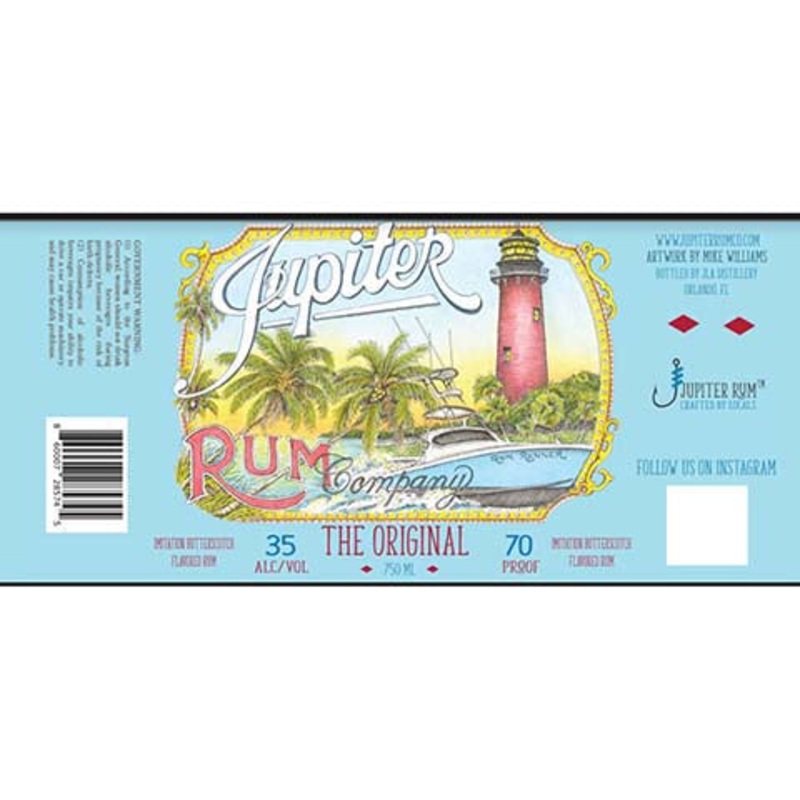 Jupiter Rum Butterscotch 750ML BTL