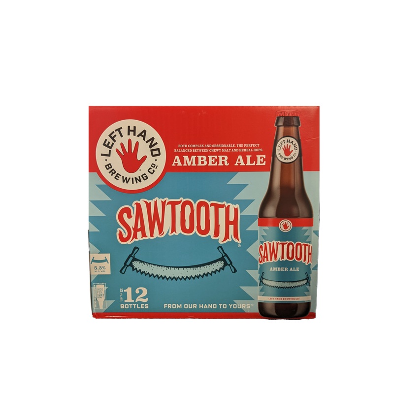 Left Hand Sawtooth Ale 12 Pack Bottles