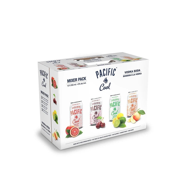 PACIFIC COOL VODKA SODA MIXER 355ML 12PK CAN @ Lethbridge [1038550] 4260 ml