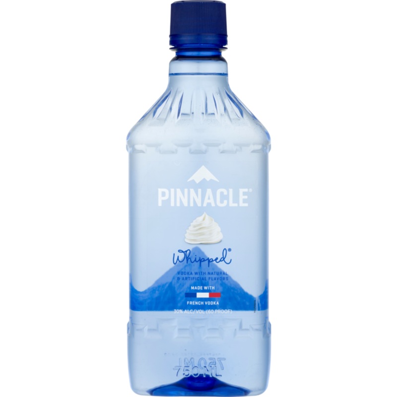 PINNACLE WHIPPED CREAM FLAVORED VODKA WHIPPED 60 750ML 750ML