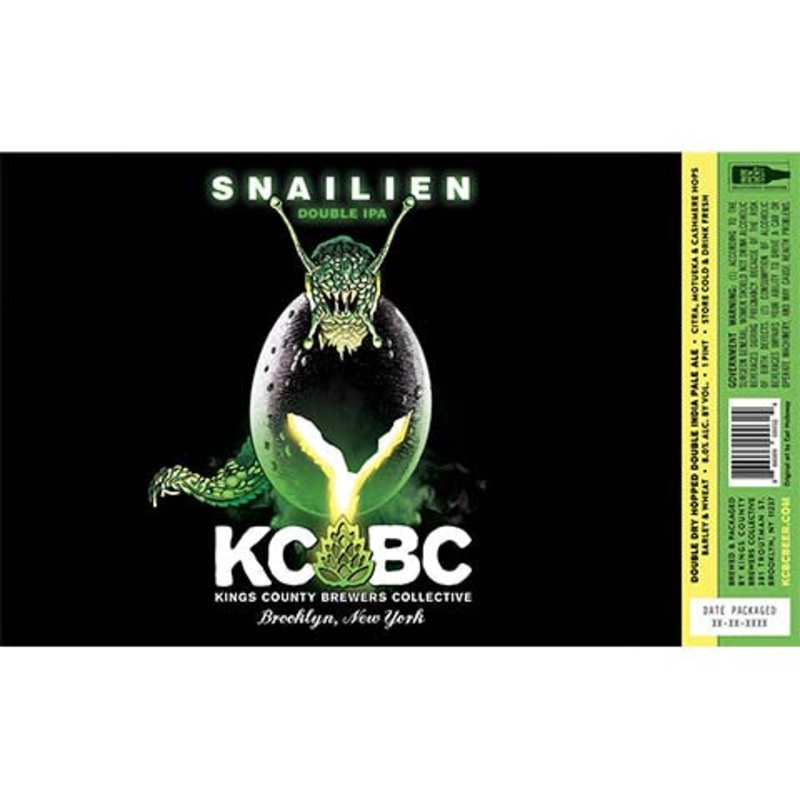 Kings County Brewers Collective Snailien DIPA 16OZ SINGLE CAN