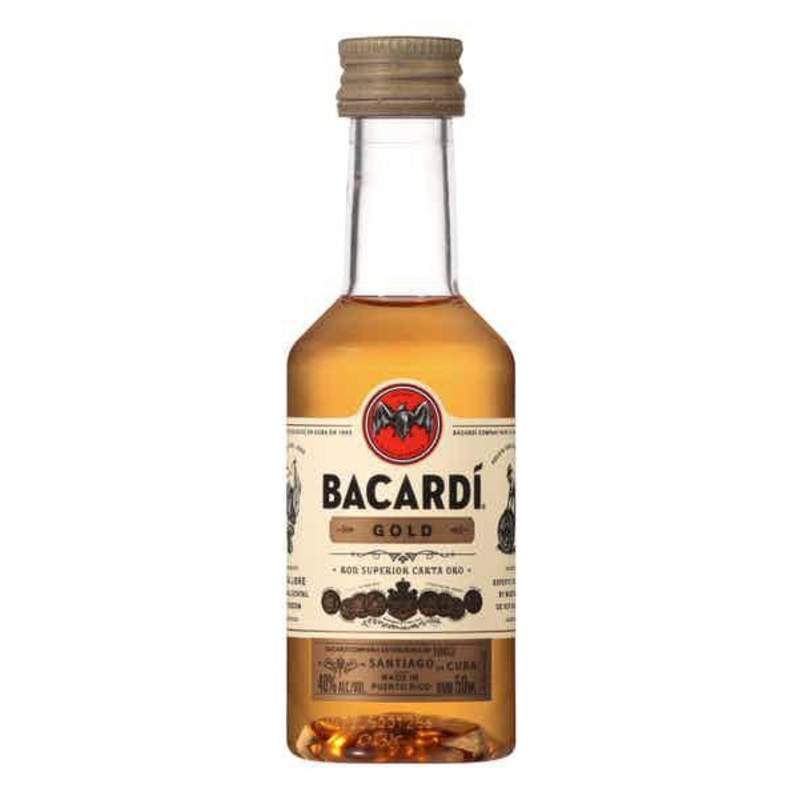 Nip Rum Bacardi Gold