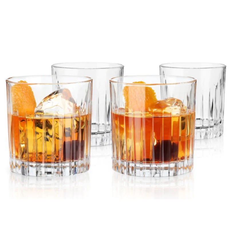 Reserve European Crystal DOF Rocks Glasses [4-pack]