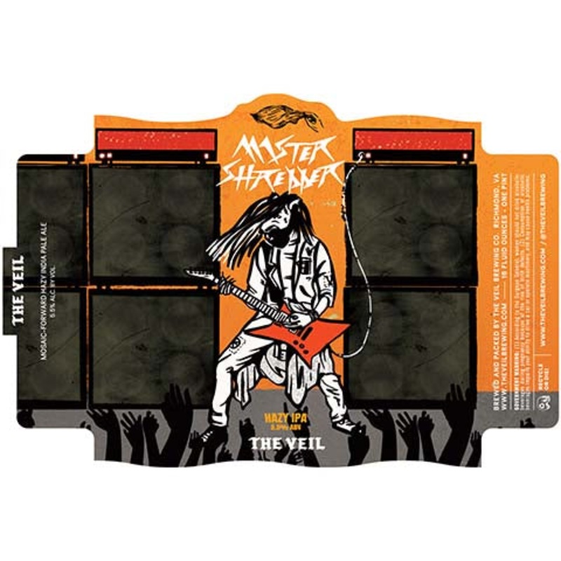 The Veil Master Shredder Hazy IPA 16OZ SINGLE CAN