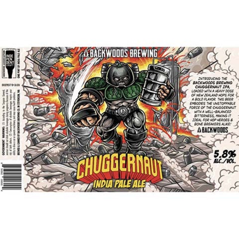 Backwoods Chuggernaut IPA 16OZ SINGLE CAN