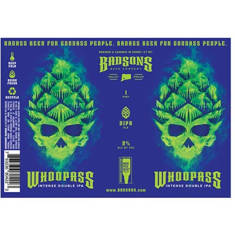 Badsons Street Whoopass Intense DIPA 16OZ SINGLE CAN