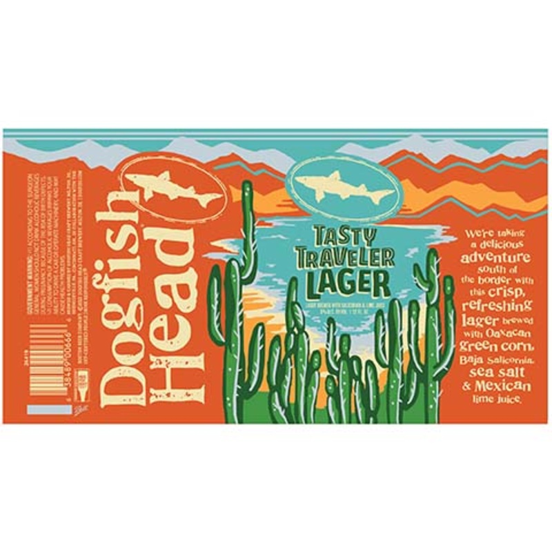 Dogfish Head Tasty Traveler Lager 12OZ SINGLE CAN
