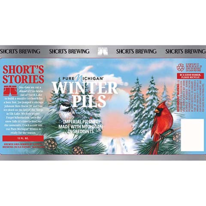 Short’s Brew Pure Michigan Winter Pils 12OZ SINGLE CAN