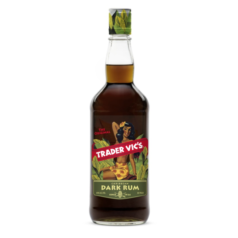 TRADER VIC’S DARK RUM 80 750ML 750ML