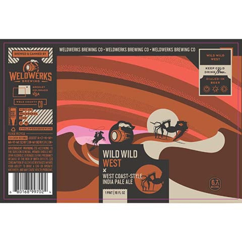 Weldwerks Wild Wild West West Coast IPA 16OZ SINGLE CAN