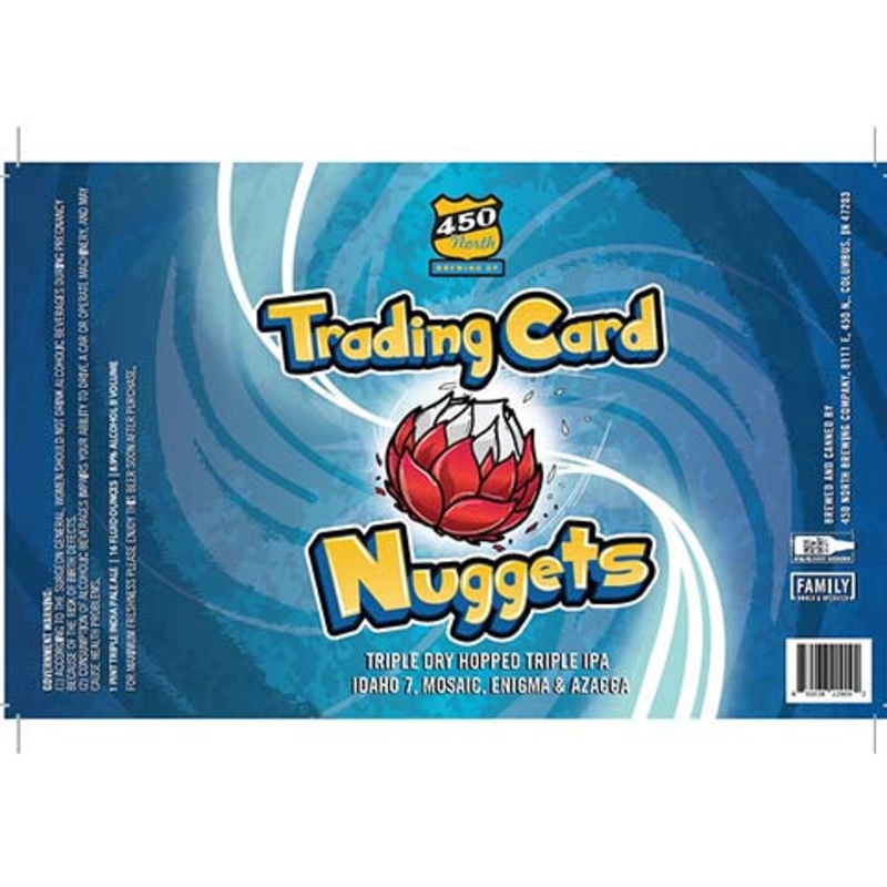 450 North Trading Card TIPA 16OZ SINGLE CAN