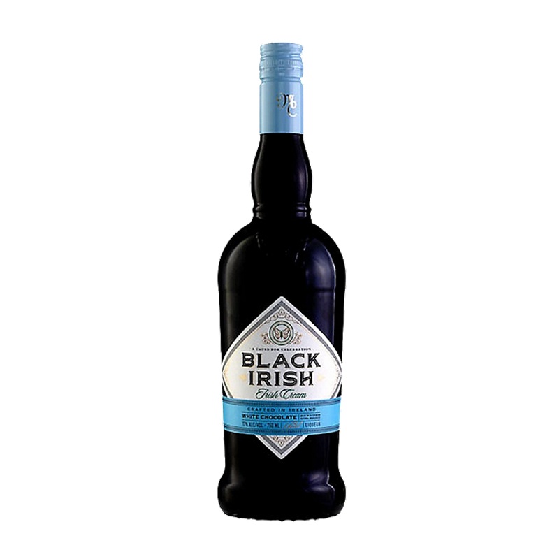 BLACK IRISH WHITE CHOCOLATE IRISH CREAM 34 750ML 750ML
