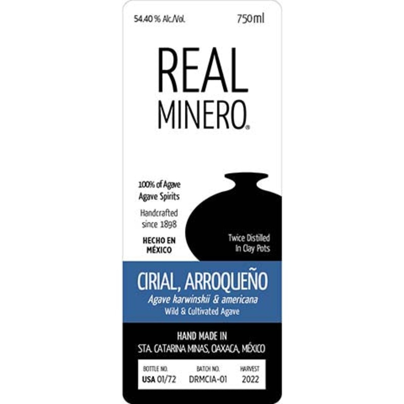 Real Minero Cirial, Arroqueno 750ML BTL