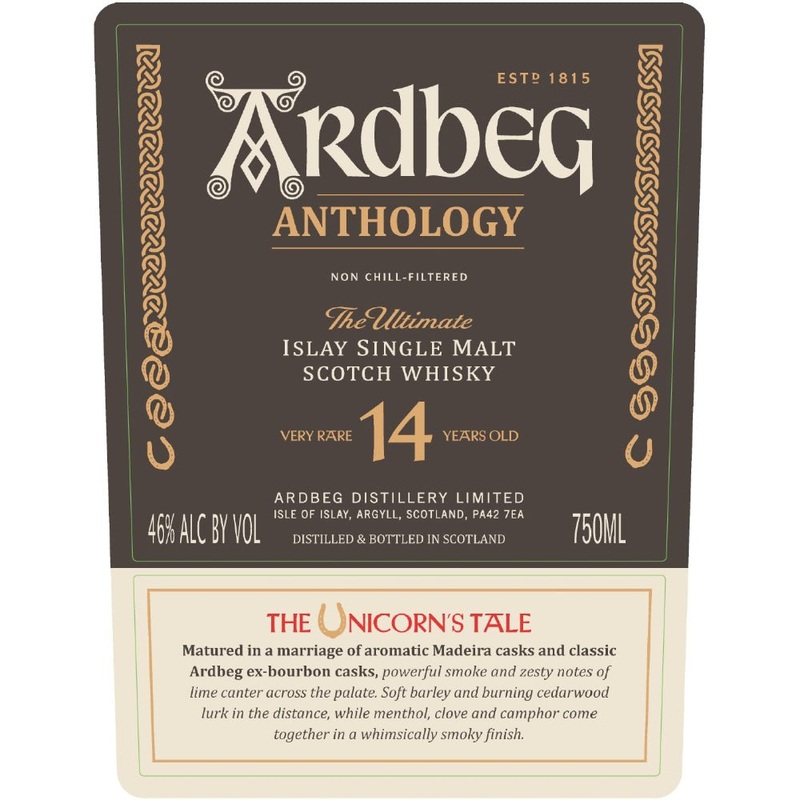 Ardbeg Anthology The Unicorns Tale 14 Year Old