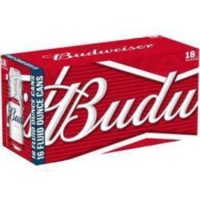 Beer DOM Budweiser Cans 18pk 00128