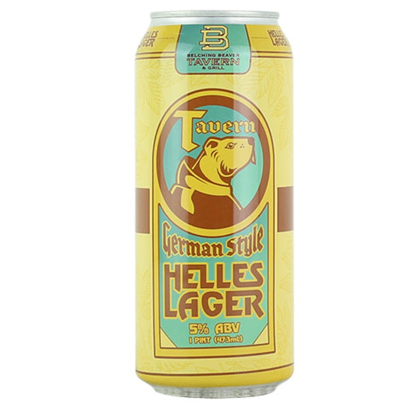 Belching Beaver Tavern German Helles Lager 16OZ SINGLE CAN